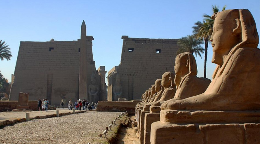 Luxor Tempel, Sphinxallee, Luxor